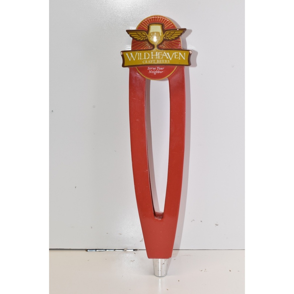 Wild Heaven Craft Beers Tap Handle Red Serve Your Neighbor Man Cave